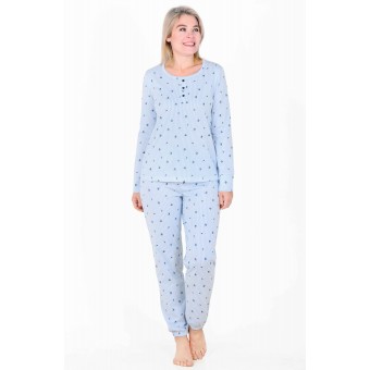 Пижама  женская       из кулирки    футболка с брюками