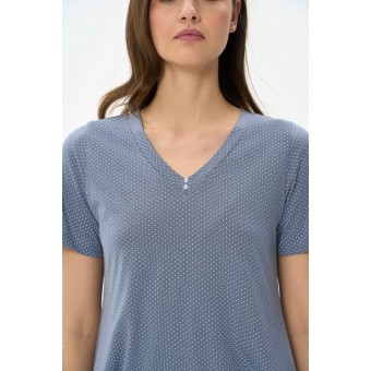 Пижама  женская       трикотажная    футболка с бриджами   серая