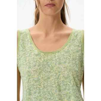 Пижама  женская       трикотажная    майка с шортами   Салатовый