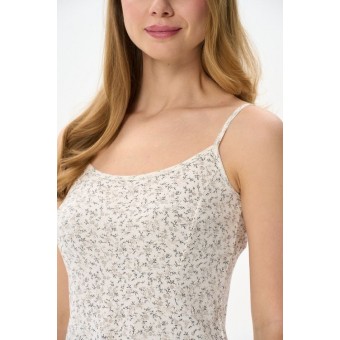 Пижама  женская       трикотажная    майка с шортами   Белый, Серый