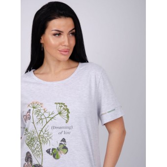 Пижама  женская       из кулирки    футболка с брюками