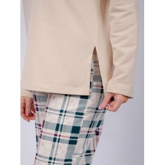 Пижама  женская       из футера    кофта с брюками