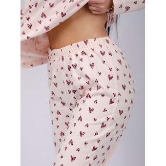 Пижама  женская       из футера    кофта с брюками