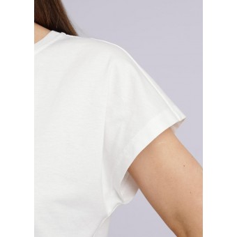 Пижама  женская       трикотажная    футболка с брюками   Голубой, Белый  Принт