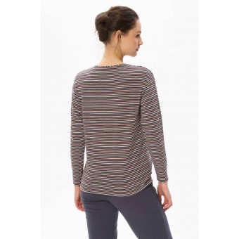 Джемпер  женский       трикотажный       разноцветный  Полоска