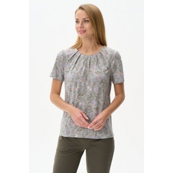 Джемпер  женский       из вискозы       серый