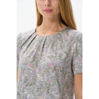 Джемпер  женский       из вискозы       серый