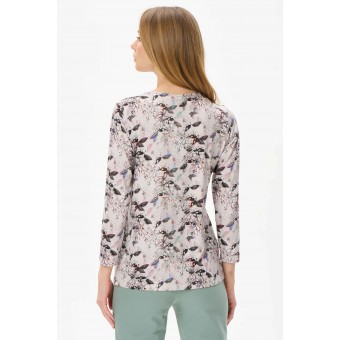 Блузка  женская       из вискозы       Серый