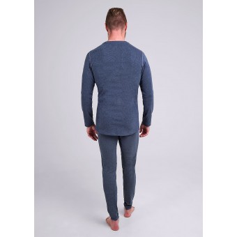 Комплект  мужской       трикотажный       Темно-синий