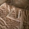 Покрывало на кровать 160х230 1,5 спальное из фланели 150 г/м2 коричневое Орнамент Marianna
