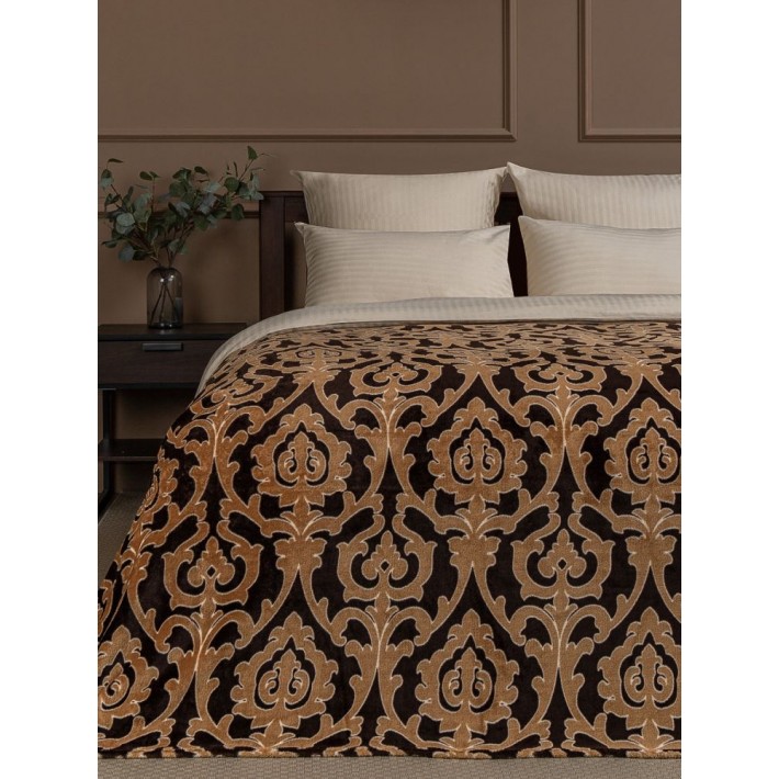 Плед универсальный 150х200 1,5 спальный из велсофта разноцветный Рисунок TexRepublic