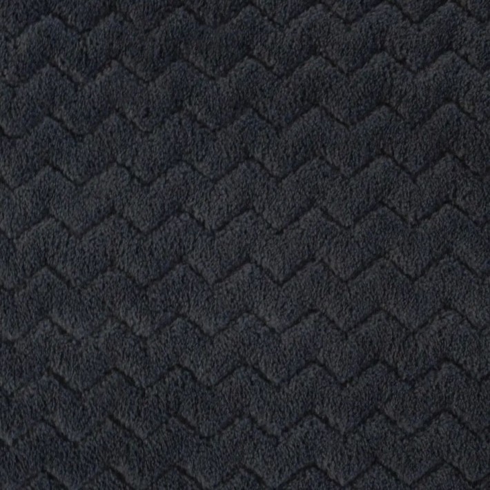 Плед универсальный 150х200 1,5 спальный из велсофта 320 г/м2 серый Однотонное, Зигзаг Орионтекс