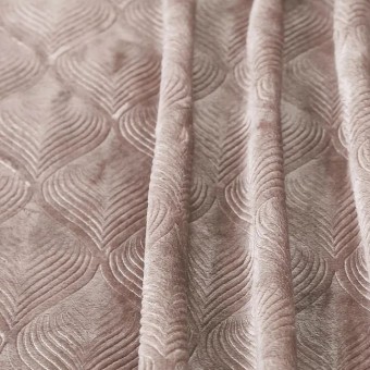 Плед     универсальный 150х200  1,5 спальный из велсофта  280 г/м2     коричневый  Однотонное, Орнамент Орионтекс  