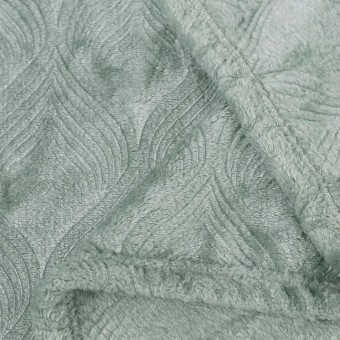 Плед     универсальный 150х200  1,5 спальный из велсофта  280 г/м2     зеленый  Однотонное, Орнамент Орионтекс  