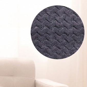 Плед     универсальный 150х200  1,5 спальный из велсофта  300 г/м2     серый  Однотонное, Зигзаг Орионтекс