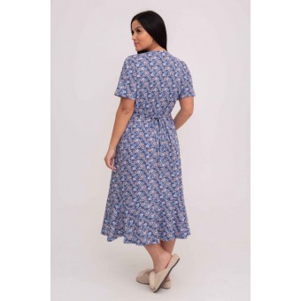 Халат  женский       из кулирки   на молнии  с коротким рукавом