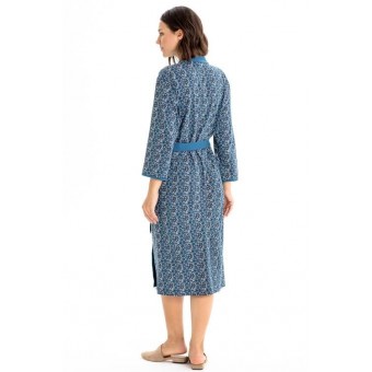 Халат  женский       Пенье   с запахом  с рукавом 7/8       