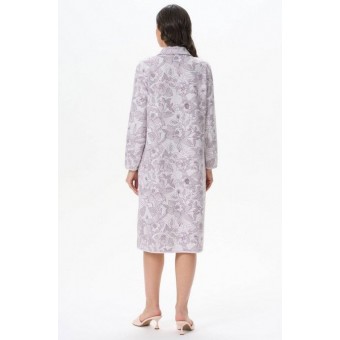 Халат  женский       из вискозы   на пуговицах  с длинным рукавом