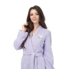 Халат женский махровый с запахом с длинным рукавом