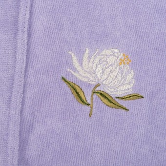 Халат  женский       махровый   с запахом  с длинным рукавом