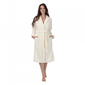Халат  женский       махровый   с запахом  с длинным рукавом       