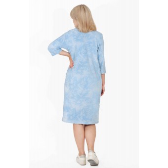 Халат  женский       махровый   на молнии  с рукавом 3/4  в ассортименте