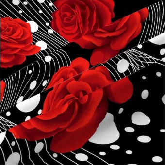 Комплект постельного белья         1,5 спальный из бязи        с наволочками 70х70 2 шт Цветы Василиса