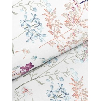 Комплект постельного белья         1,5 спальный из бязи        с наволочками 70х70 2 шт Цветы