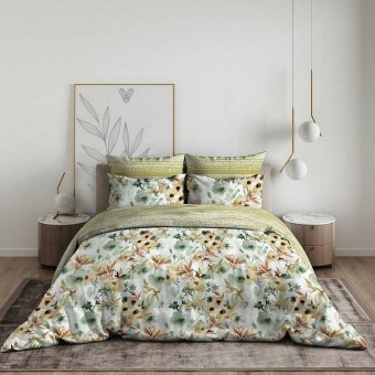 Комплект постельного белья         1,5 спальный из бязи        с наволочками 50х70 2 шт Цветы DoZari  