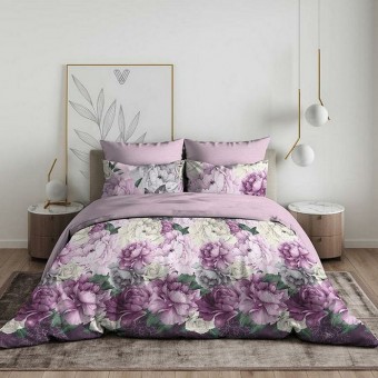 Комплект постельного белья         1,5 спальный из бязи        с наволочками 50х70 2 шт Цветы DoZari  