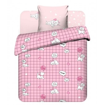 Комплект постельного белья  детский       1,5 спальный из бязи        с наволочкой 70х70 Животные Василиса