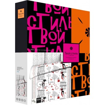 Комплект постельного белья  детский       1,5 спальный из бязи        с наволочкой 70х70 Животные Василиса