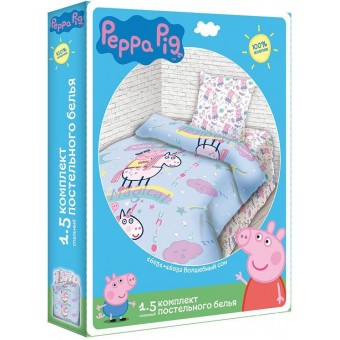 Комплект постельного белья  детский       1,5 спальный из бязи        с наволочкой 70х70 Животные Уютный дом