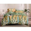Комплект постельного белья 1,5 спальный из поплина с наволочками 70х70 2 шт Рисунок Kuzina