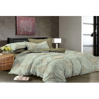 Комплект постельного белья     1,5 спальный  из сатина, Кружво Luxor  