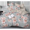 Комплект постельного белья 1,5 спальный из сатина с наволочками 70х70 2 шт Цветы Luxor