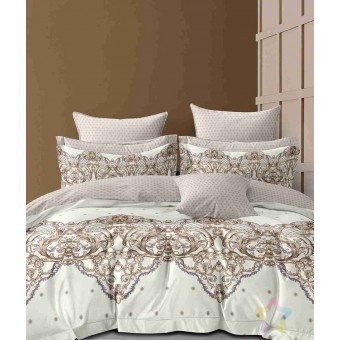 Комплект постельного белья        1,5 спальный из сатина        с наволочками 70х70 2 шт Кружево Luxor