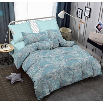 Комплект постельного белья         1,5 спальный из сатина        с наволочками 70х70 2 шт Рисунок Amore Mio  