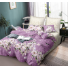 Комплект постельного белья     1,5 спальный  из сатина, цветы Amore Mio  