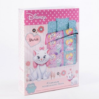 Комплект постельного белья  детский       1,5 спальный из бязи        с наволочкой 70х70 Животные Василиса