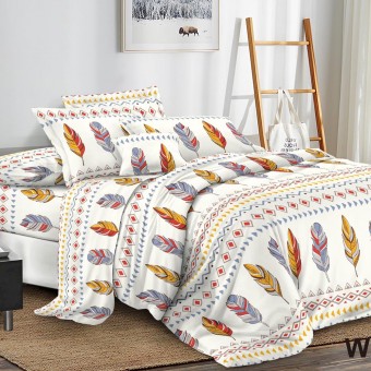 Комплект постельного белья     1,5 спальный  из полисатина, рисунок Salvador  