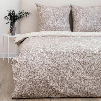 Комплект постельного белья        двуспальный из перкаля        с наволочками 70х70 2 шт Рисунок Василиса