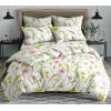 Комплект постельного белья двуспальный из поплина с наволочками 50х70 2 шт Растения Ночь Нежна