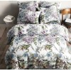 Комплект постельного белья двуспальный из поплина с наволочками 50х70 2 шт Растения Ночь Нежна