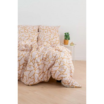 Комплект постельного белья        двуспальный из перкаля        с наволочками 70х70 2 шт Двойной дизайн Double Dreams