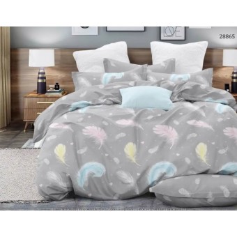 Комплект постельного белья         двуспальный из поплина        с наволочками 70х70 2 шт  Love&Live