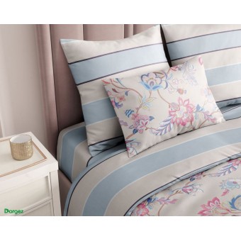 Комплект постельного белья        двуспальный из сатина        с наволочками 50х70 2 шт и с наволочками 70х70 2 шт Рисунок GUTEN MORGEN