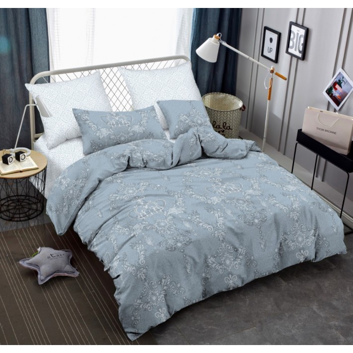 Комплект постельного белья     2 спальный  из сатина, рисунок Amore Mio  