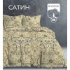 Комплект постельного белья двуспальный из сатина с наволочками 50х70 2 шт Узор The Дом
