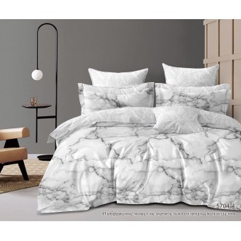 Комплект постельного белья         двуспальный из сатина        с наволочками 70х70 2 шт Узор Kuzina  